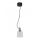 Candelabro suspenso BANCO 1xE27/60W/230V transparente