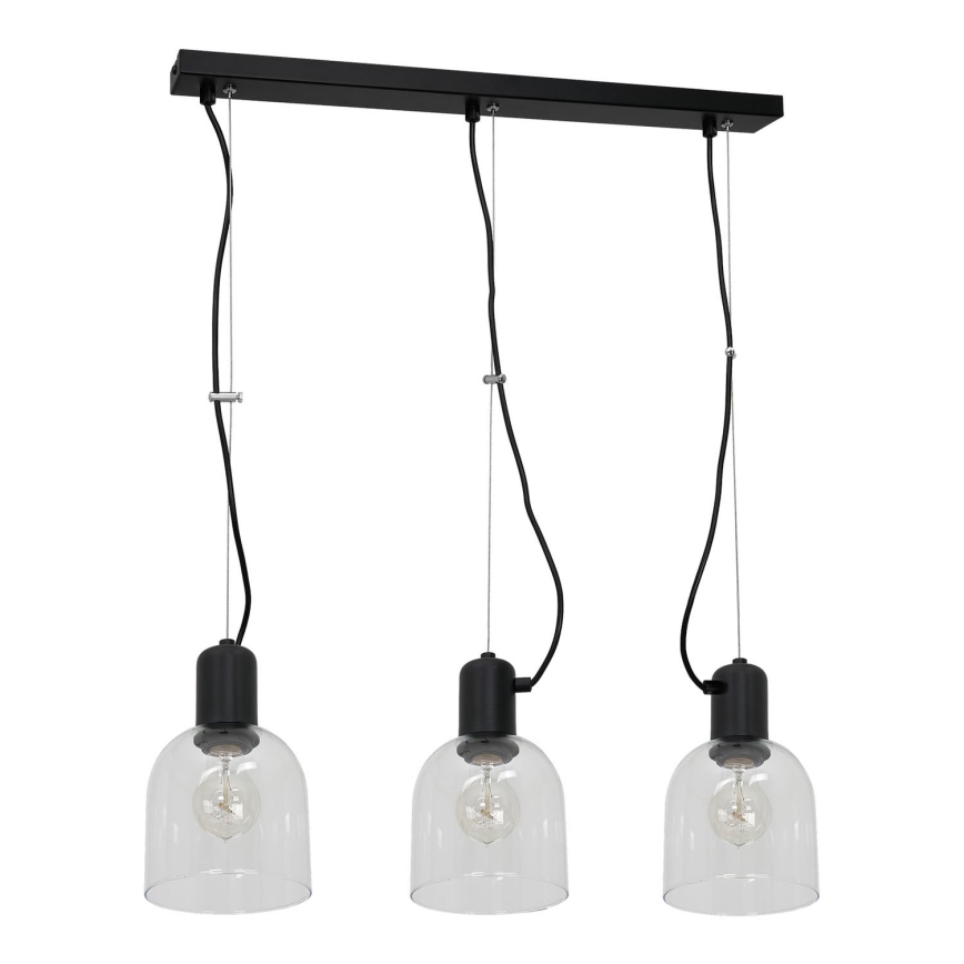 Candelabro suspenso BANCO 3xE27/15W/230V