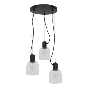 Candelabro suspenso BANCO 3xE27/15W/230V