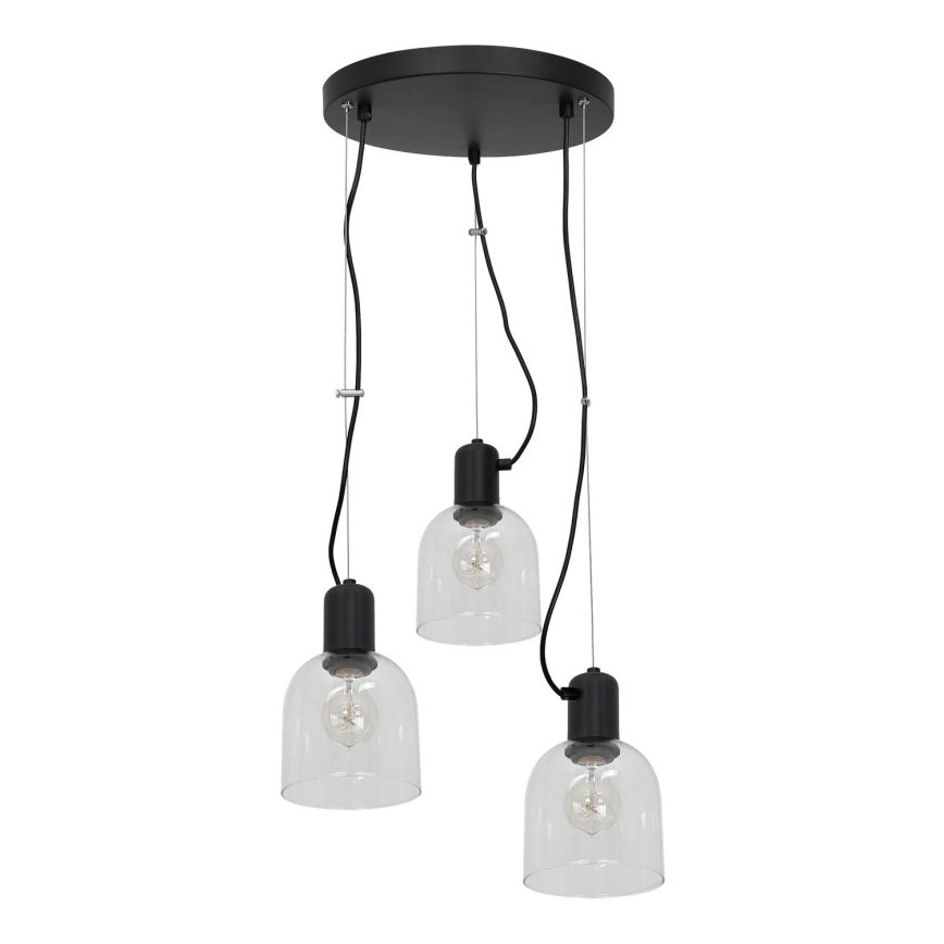 Candelabro suspenso BANCO 3xE27/15W/230V