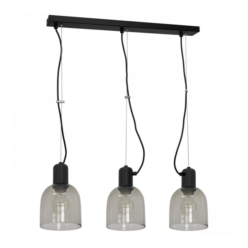 Candelabro suspenso BANCO 3xE27/60W/230V