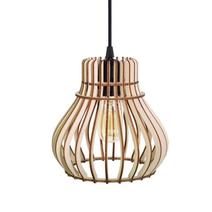 Candelabro suspenso BARREL 1xE27/24W/230V diâmetro 20 cm