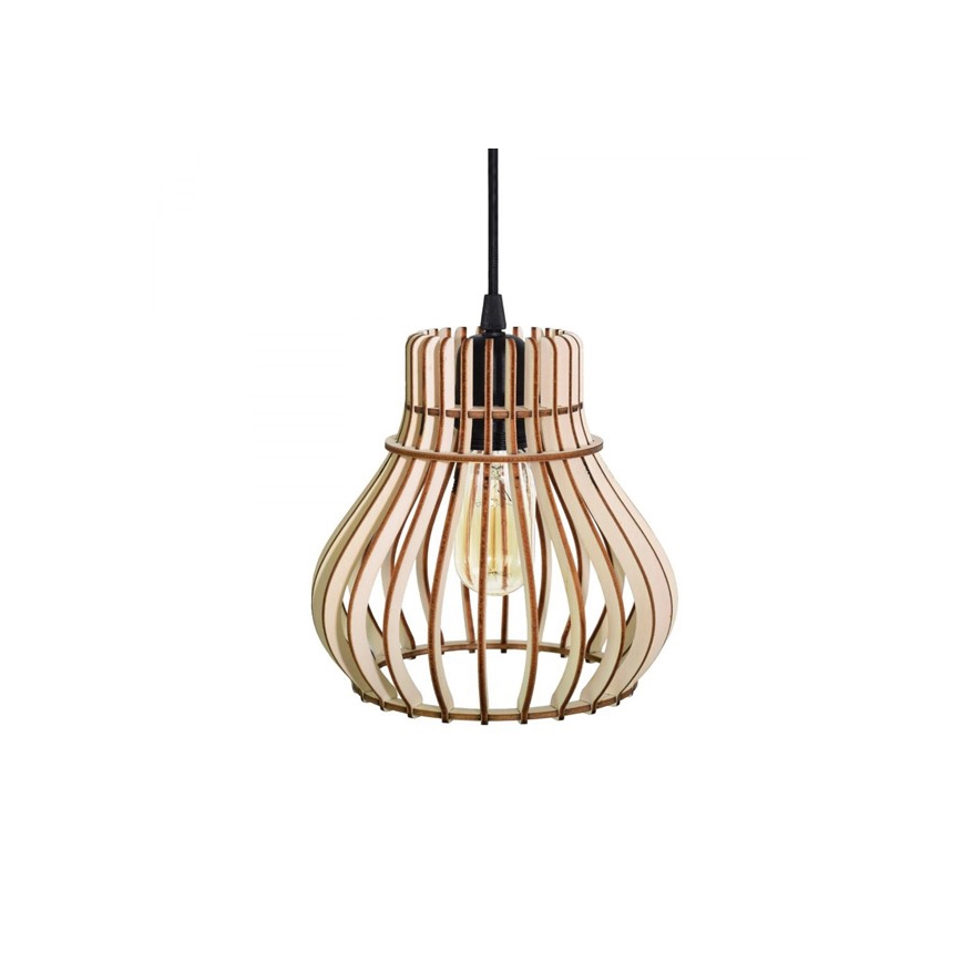 Candelabro suspenso BARREL 1xE27/24W/230V diâmetro 20 cm