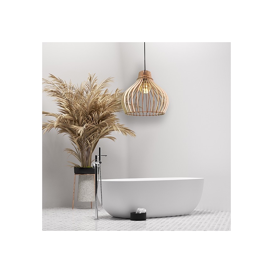 Candelabro suspenso BARREL 1xE27/24W/230V diâmetro 38 cm
