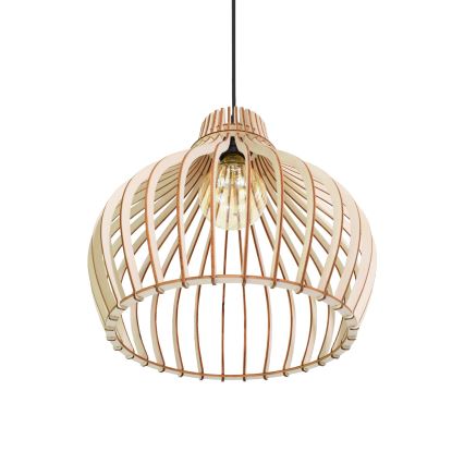 Candelabro suspenso BARREL 1xE27/24W/230V diâmetro 38 cm