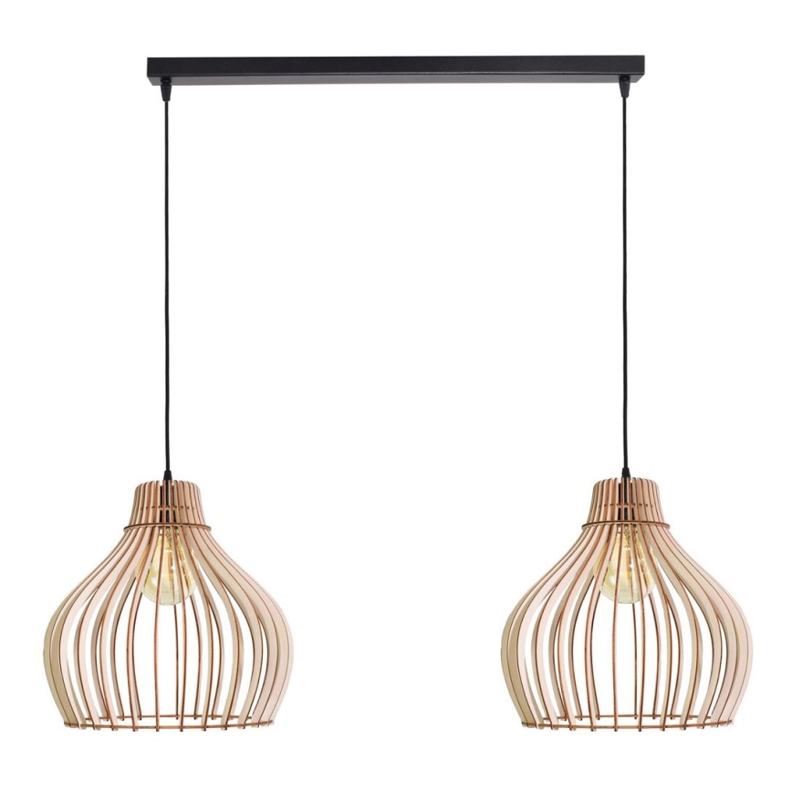 Candelabro suspenso BARREL 2xE27/24W/230V