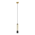 Candelabro suspenso BARS 1xGU10/20W/230V dourado/preto