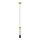 Candelabro suspenso BARS 1xGU10/20W/230V dourado/preto