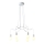 Candelabro suspenso BASSO 6xE27/40W/230V branco