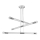 Candelabro suspenso BASTONE WHITE 6xE14/40W/230V