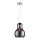 Candelabro suspenso BELLO 1xE27/60W/230V diâmetro 30 cm cromado