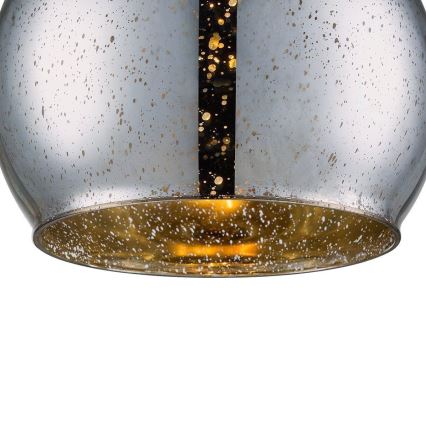Candelabro suspenso BELLO 1xE27/60W/230V diâmetro 30 cm cromado