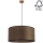 Candelabro suspenso BENITA 1xE27/40W/230V castanho/carvalho – FSC certificado