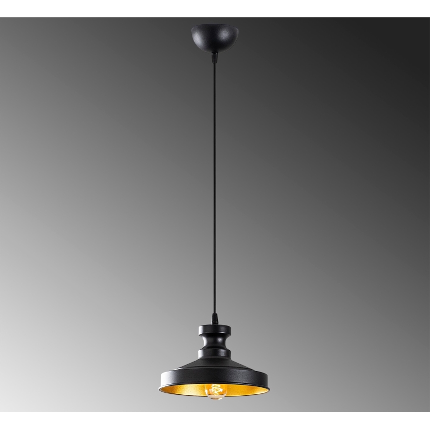 Candelabro suspenso BERCESTE 1xE27/40W/230V preto