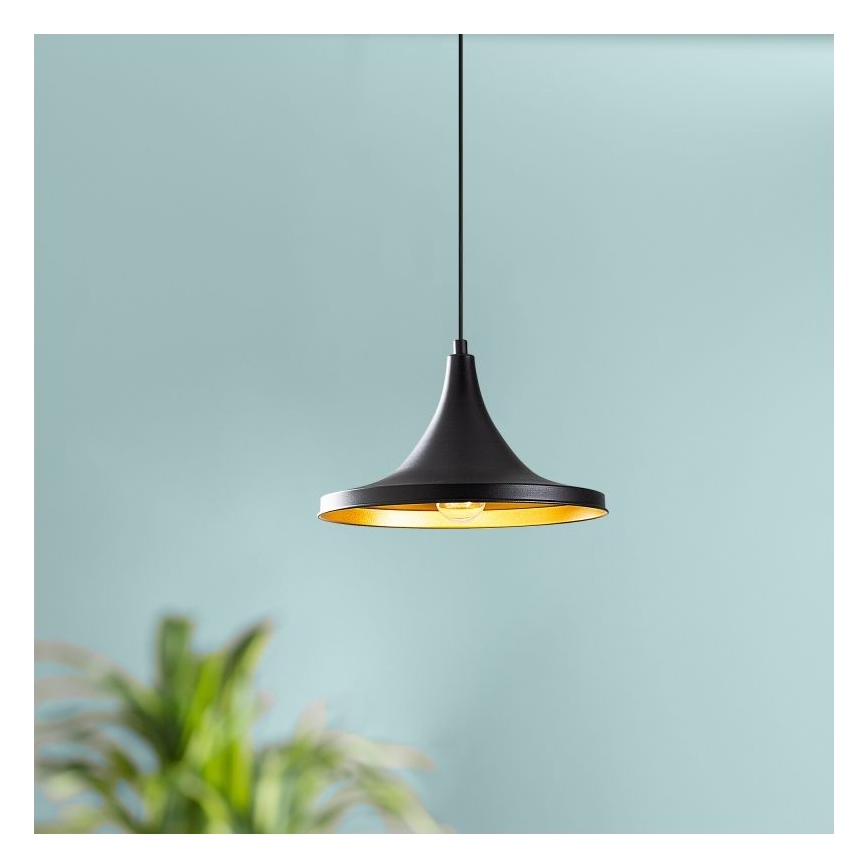 Candelabro suspenso BERCESTE 1xE27/40W/230V preto
