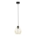 Candelabro suspenso BERGEN 1xE27/60W/230V preto/dourado