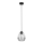 Candelabro suspenso BERGEN 1xE27/60W/230V preto
