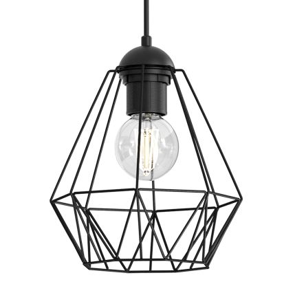 Candelabro suspenso BERGEN 3xE27/60W/230V preto