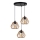 Candelabro suspenso BERGO 3xE27/60W/230V preto