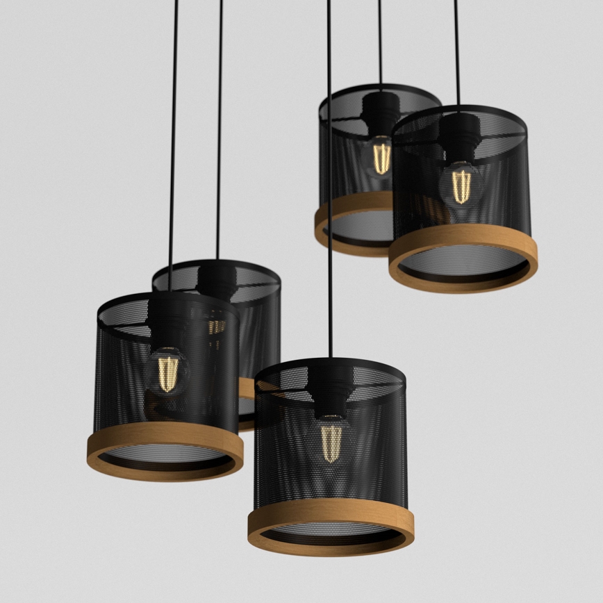 Candelabro suspenso BERIL 5xE27/60W/230V