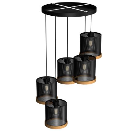 Candelabro suspenso BERIL 5xE27/60W/230V