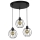 Candelabro suspenso BERIS 3xE27/60W/230V - certificado por FSC