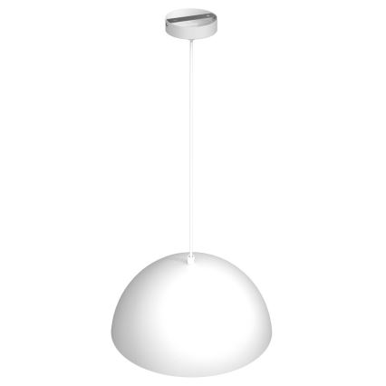 Candelabro suspenso BETA 1xE27/60W/230V d. 35 cm branco