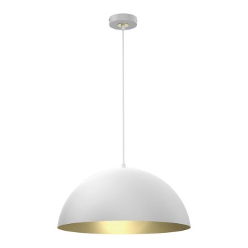 Candelabro suspenso BETA 1xE27/60W/230V d. 45 cm branco