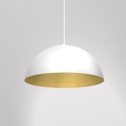 Candelabro suspenso BETA 1xE27/60W/230V d. 45 cm branco