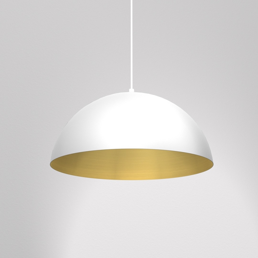Candelabro suspenso BETA 1xE27/60W/230V d. 45 cm branco