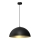 Candelabro suspenso BETA 1xE27/60W/230V d. 45 cm preto