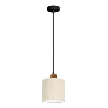 Candelabro suspenso BIZO 1xE27/60W/230V bege/cobre