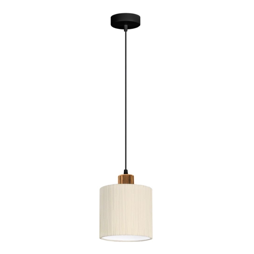 Candelabro suspenso BIZO 1xE27/60W/230V bege/cobre