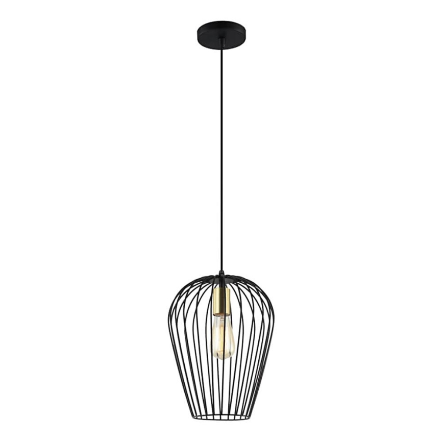 Candelabro suspenso BLANCHE 1xE27/11W/230V preto