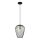 Candelabro suspenso BLANCHE 1xE27/11W/230V preto