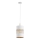 Candelabro suspenso BOGART 1xE27/15W/230V branco/dourado