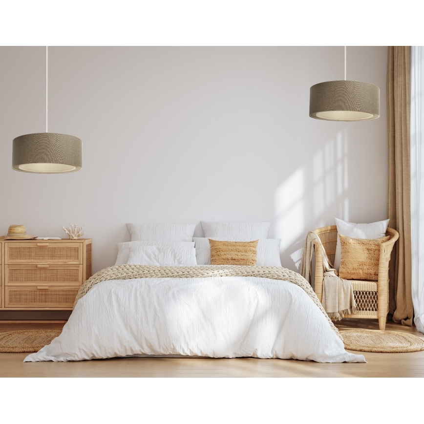 Candelabro suspenso BOHO TRINITI 1xE27/60W/230V castanho
