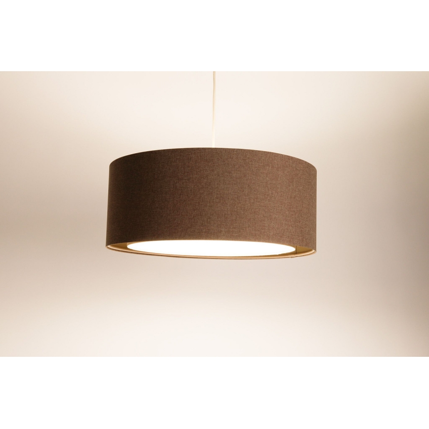 Candelabro suspenso BOHO TRINITI 1xE27/60W/230V castanho