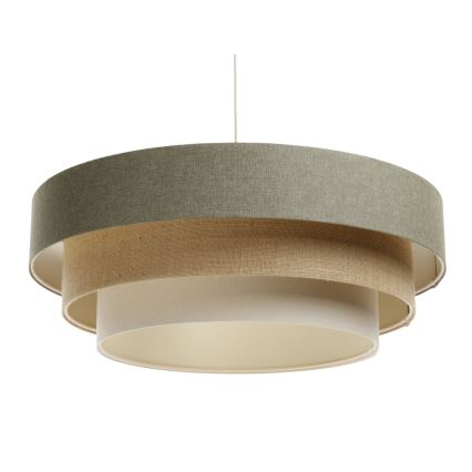 Candelabro suspenso BOHO TRINITI 1xE27/60W/230V cinzento/bege/creme