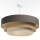 Candelabro suspenso BOHO TRINITI 1xE27/60W/230V cinzento/bege/creme