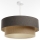 Candelabro suspenso BOHO TRINITI 1xE27/60W/230V cinzento/bege