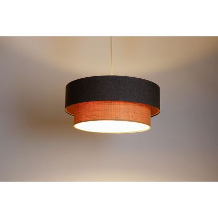 Candelabro suspenso BOHO TRINITI 1xE27/60W/230V cinzento/bege
