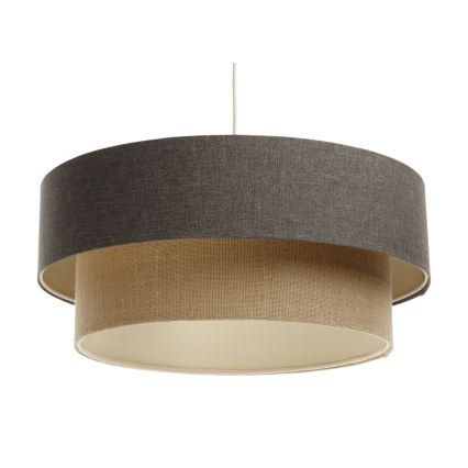 Candelabro suspenso BOHO TRINITI 1xE27/60W/230V cinzento/bege