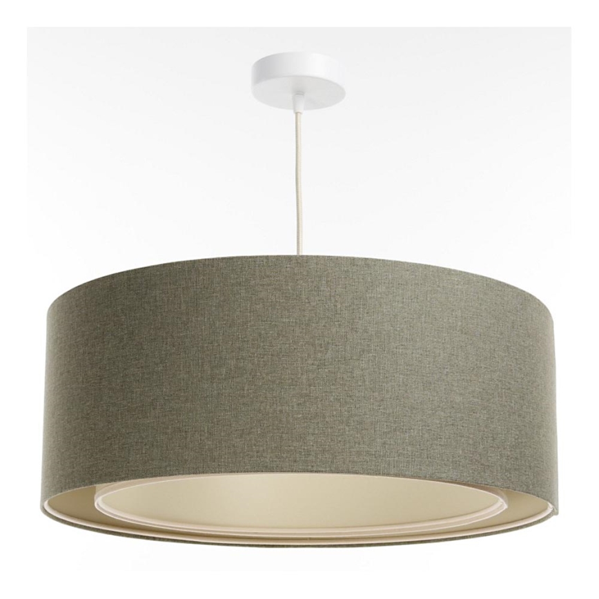 Candelabro suspenso BOHO TRINITI 1xE27/60W/230V cinzento