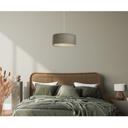 Candelabro suspenso BOHO TRINITI 1xE27/60W/230V cinzento