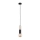 Candelabro suspenso BOLID 1xE27/60W/230V dourado/preto