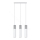 Candelabro suspenso BORGIO 3xGU10/40W/230V betão/metal branco