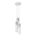Candelabro suspenso BORGIO 3xGU10/40W/230V betão/metal branco