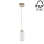 Candelabro suspenso BOSCO 1xE27/60W/230V bétula - certificado por FSC