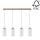 Candelabro suspenso BOSCO 4xE27/60W/230V bétula - certificado por FSC